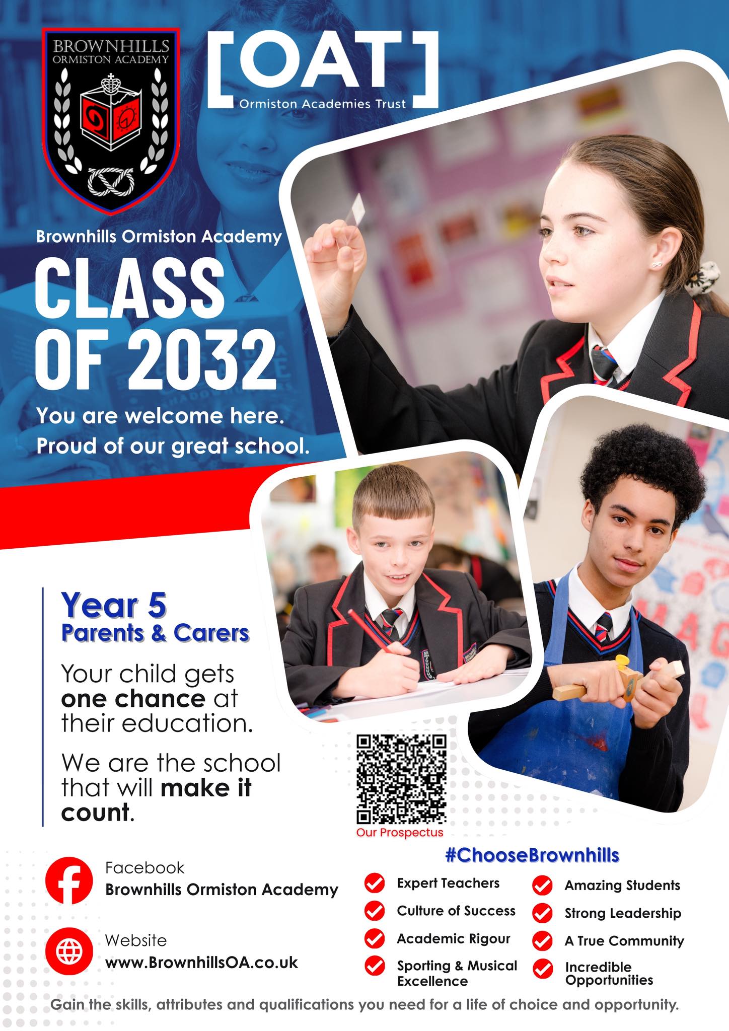 BROWNHILLS CLASS OF 2032 - YEAR 5 CHILDREN & FAMILIES