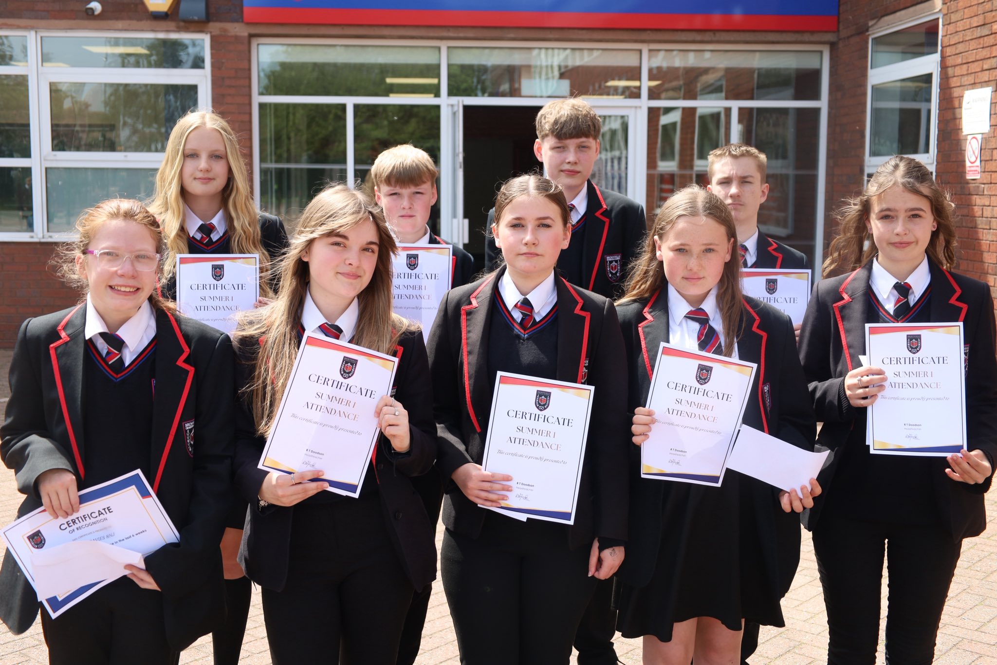 ATTENDANCE PRIZE WINNERS - CELEBRATIONS WITH OUR WHOLE SCHOOL COMMUNITY
