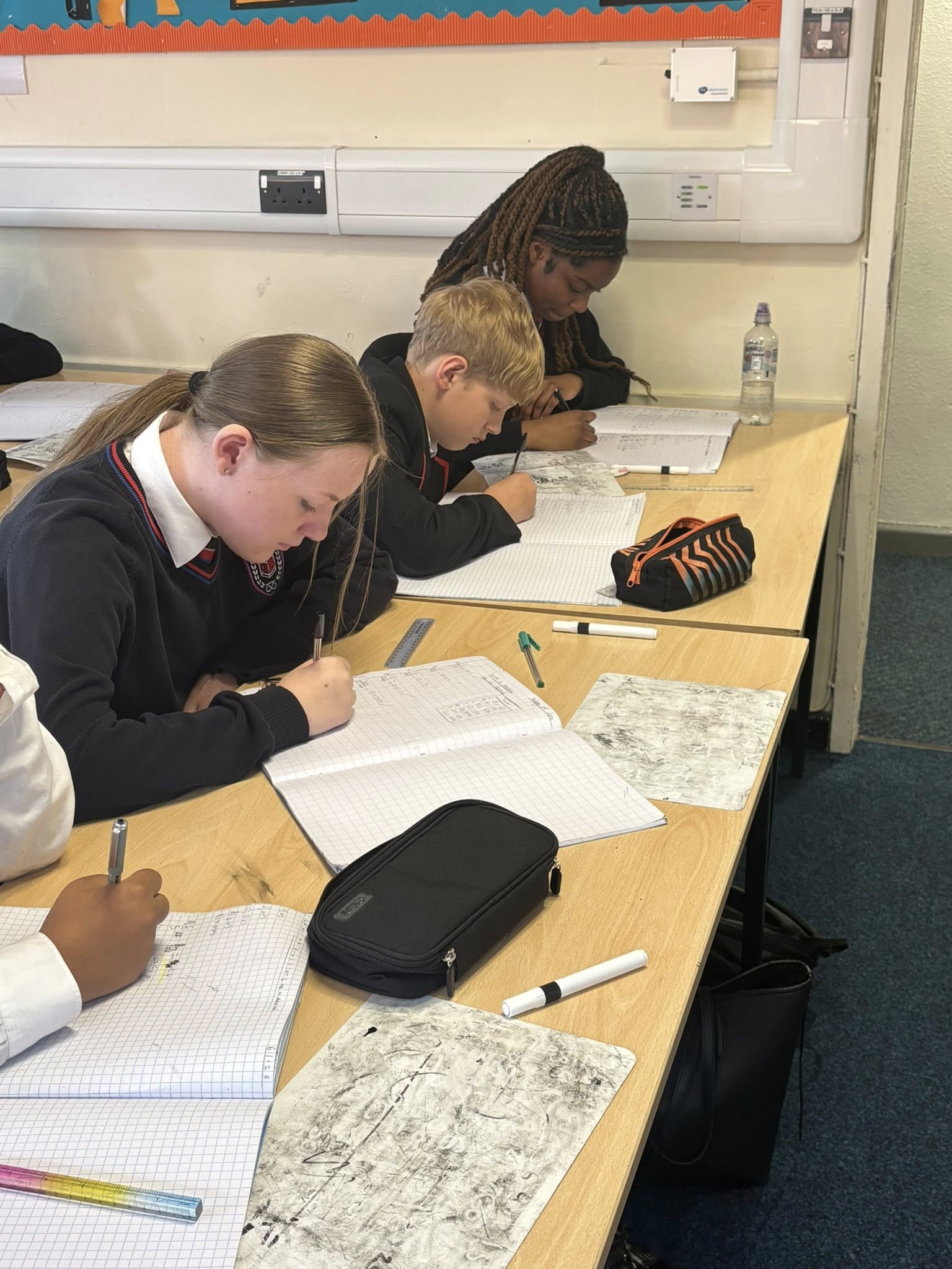 STUDENTS WORKING HARD IN MATHS - YEAR 7 ARE MAKING IT COUNT THIS HALF TERM