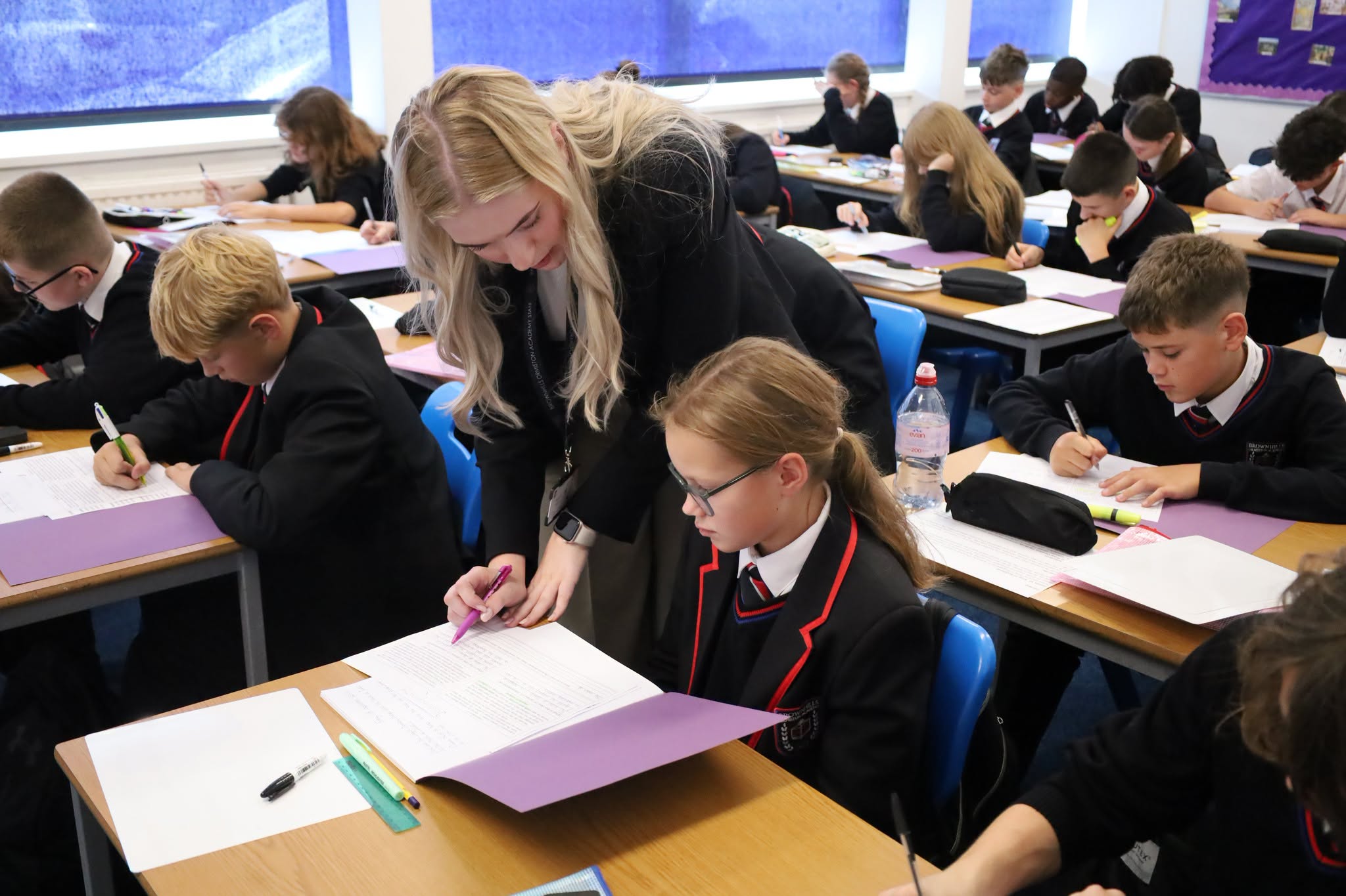 WELCOME BACK TO BROWNHILLS - EVERY STUDENT BACK TO WORK AND IMPRESSING ON DAY ONE